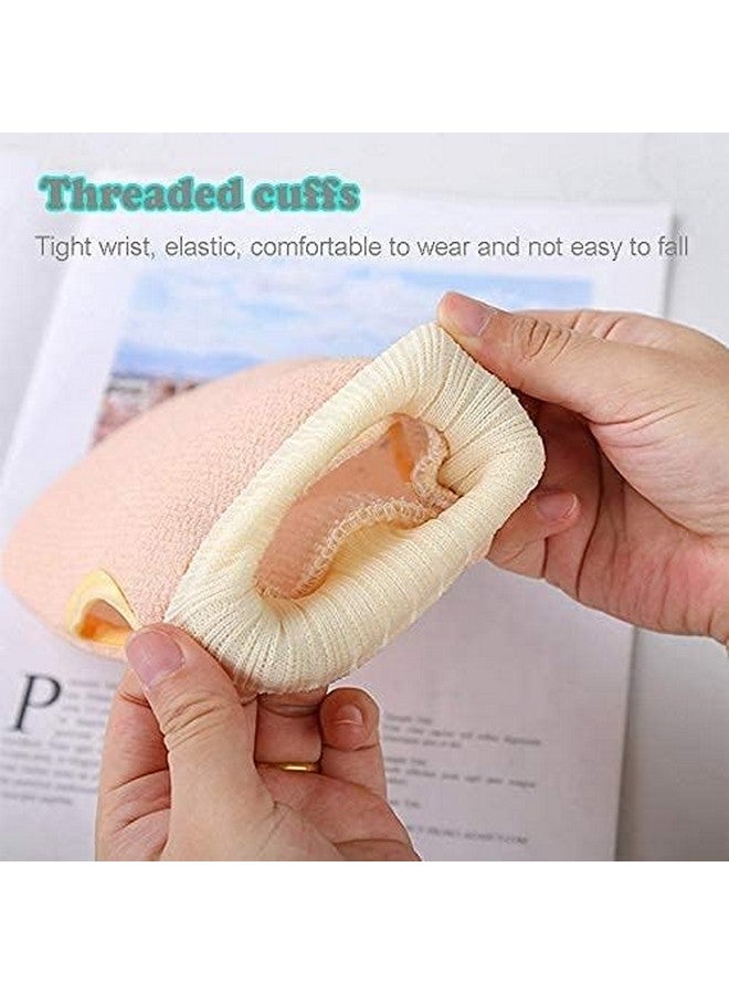 3PCS Unisex Bathing Exfoliating Set Back Scrubber, Sponge Loofah & Glove Double Side Scrubbing Strap Dead Skin Remove Body Scrubs for Skin Deep Cleaning - Image 2