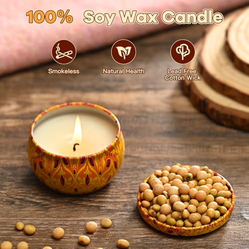 Obisesio Scented Candle Set 12 Pack Candles Gift for Home Scented Aromatherapy Candle Gift 25 oz Long Lasting Soy Candles for Men Women Friends Birthday Mothers Day Valentine Bath SPA - Image 5