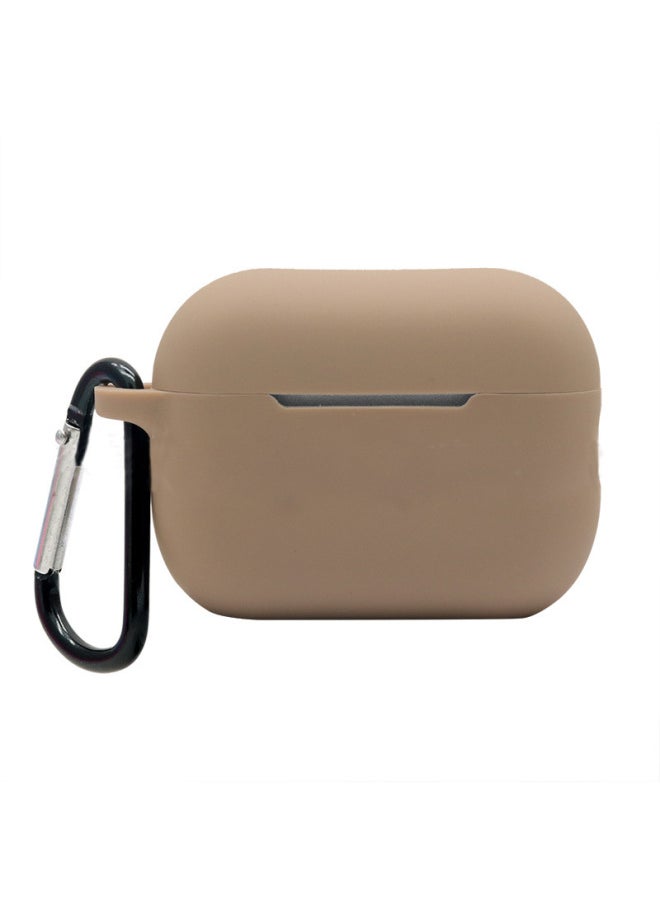 Generic - Silicone Bluetooth Headset Protective Cover For Airpods Pro2 Generation Apple September Earphone Case-Color:Burgundy-Applicable Model:Pearlescent Bag + Ordinary Mountaineering Buckle - Image 1