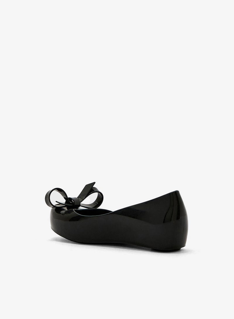 ميني ميليسا حذاء باليرينا مزين بعقدة فيونكة للأطفال - Image 3