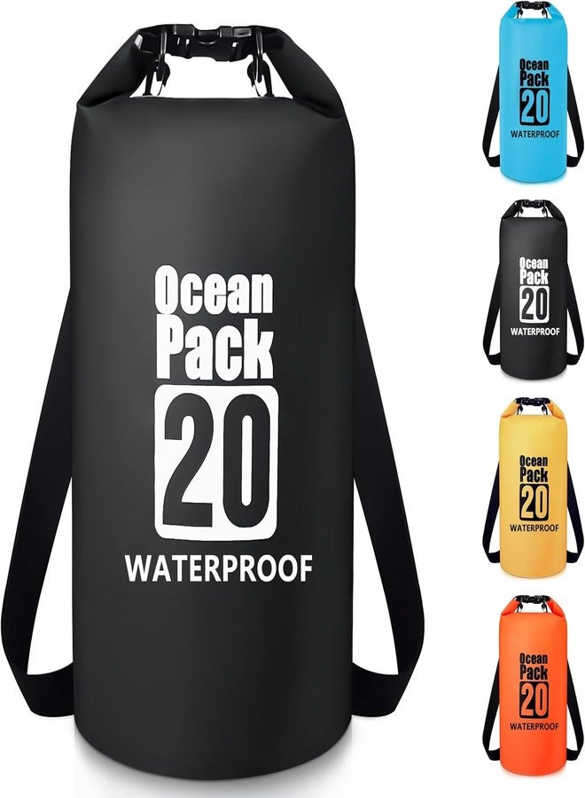 Delzon Float on Water - Keeps Gear Dry for Kayaking Waterproof Dry Bag Roll Top Backpack Air Tight Construction and Emergency Bag - Image 1
