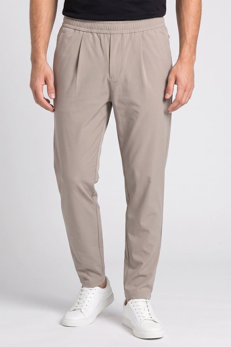 RBX Men Sportswear Fit Plain Outdoor Track Pants, Grey - Image 1