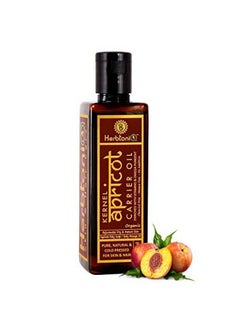 Herbtoniq Organic Apricot Kernel Cold Pressed Carrier Oil For Moisturizing Healing Dry Skin Nail Hair Care (100Ml 3.38 Fl Oz)  - Image 2