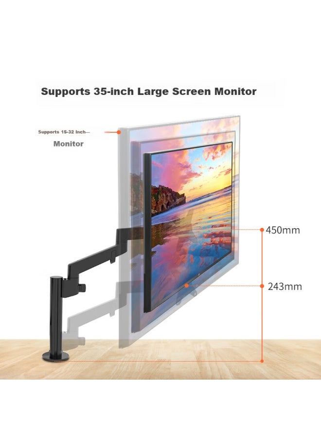 Ecola F62bk-cp Dual Arm Monitor Stand - Image 5