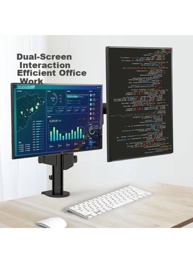Ecola F62bk-cp Dual Arm Monitor Stand - Image 3