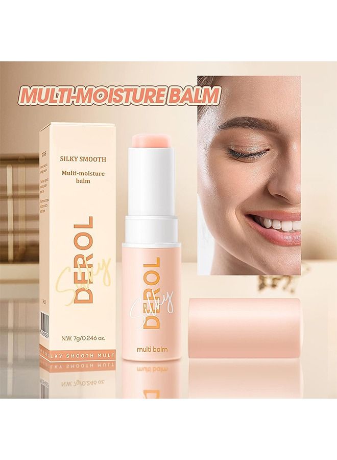 Wrinkle Repair Moisturizing Multi Balm Stick, Anti-wrinkle Face Balm Eye Balm Body Hydrating Face Moisturizer, Wrinkle Balm Stick Face Skin Collagen Moisturizer for Dry Skin (7g/0.246 oz)