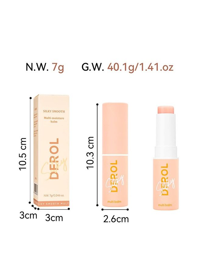 Wrinkle Repair Moisturizing Multi Balm Stick, Anti-wrinkle Face Balm Eye Balm Body Hydrating Face Moisturizer, Wrinkle Balm Stick Face Skin Collagen Moisturizer for Dry Skin (7g/0.246 oz)