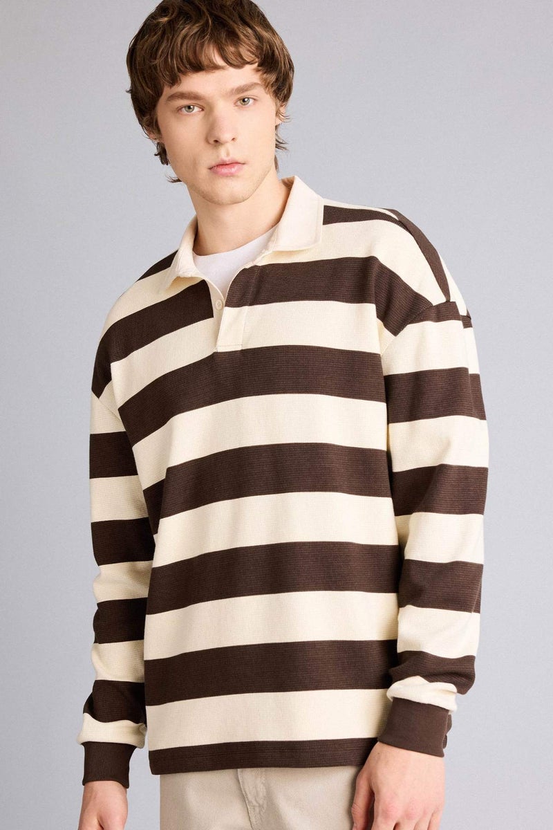 DeFacto Boxy Fit Long Sleeve Sweatshirt - Image 1