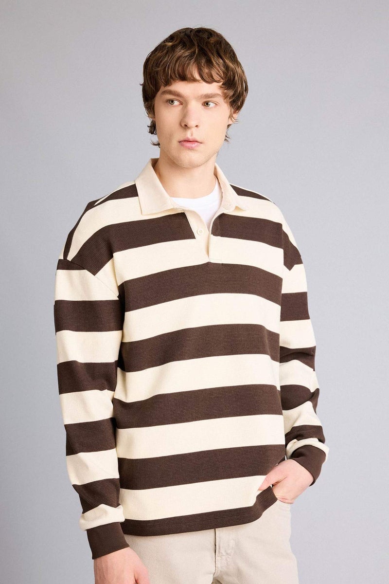 DeFacto Boxy Fit Long Sleeve Sweatshirt - Image 3