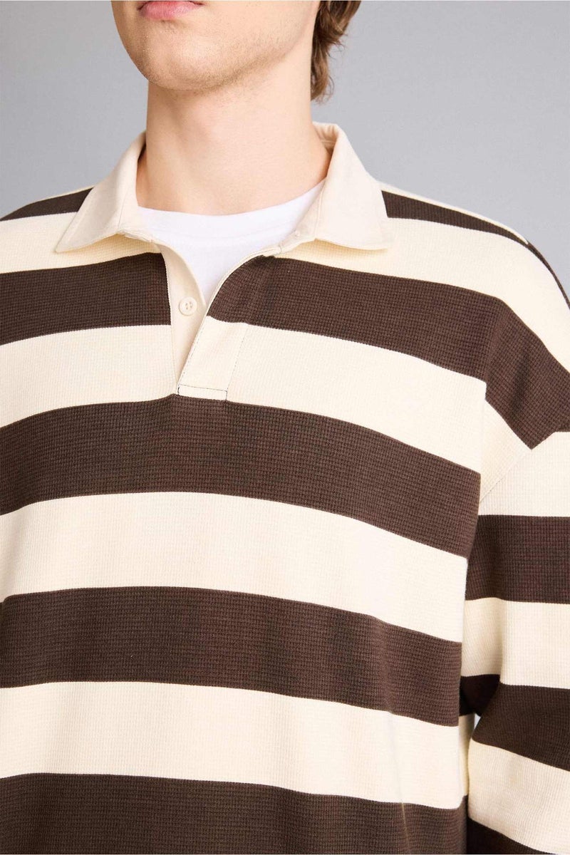 DeFacto Boxy Fit Long Sleeve Sweatshirt - Image 4
