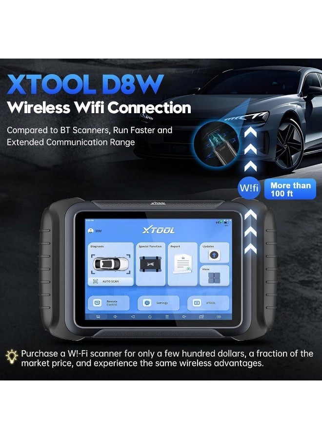 XTOOL XTOOL D8W OBD2 Scanner Diagnostic Tool  - Image 4