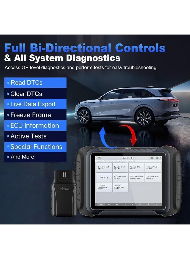 XTOOL XTOOL D8W OBD2 Scanner Diagnostic Tool  - Image 5