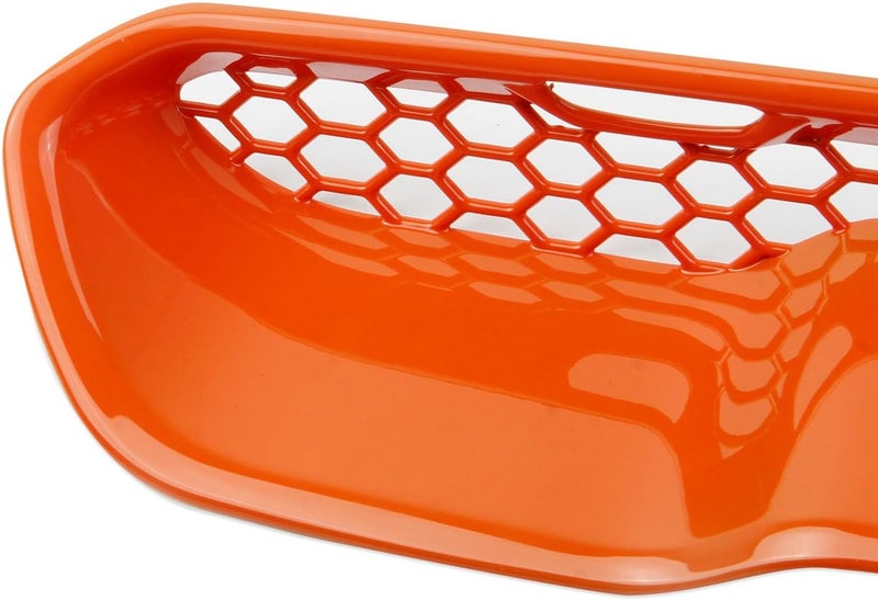 BDFHYK Korlot Engine Hood Vent Air Intake Moulding Cover Trim for 2021-2025 RAM 1500 TRX/RHO - Orange - Image 2