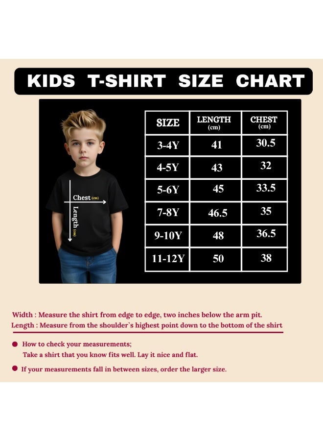 تي شيرت أطفال مطبوع عليه عبارة "أحب الإمارات العربية المتحدة" - أسود، برقبة دائرية وأكمام قصيرة، للأولاد - Image 2