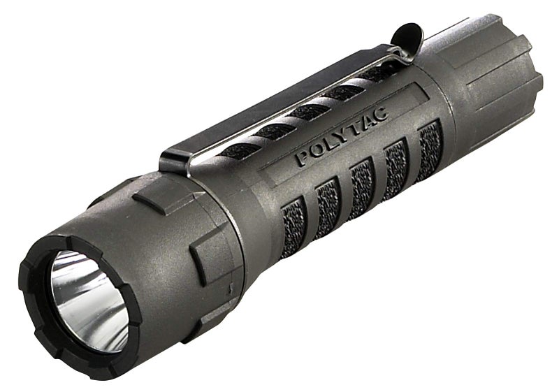 Streamlight 88850 PolyTac 600-Lumens LED Flashlight with CR123A Lithium Batteries, Blister Packaging, Black - Image 1