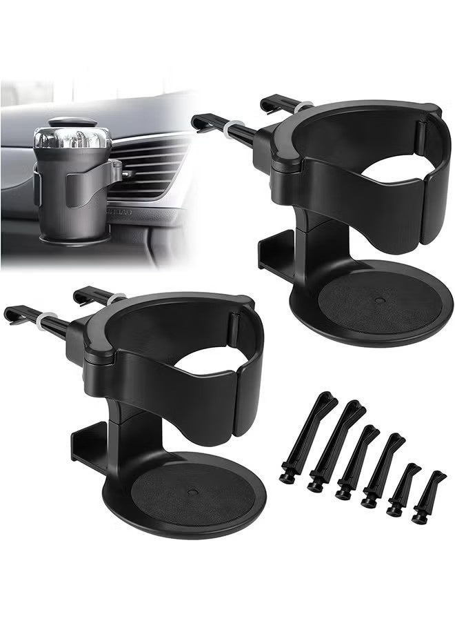2 PCS Car Cup Holder Air Vent Outlet Drink Coffee Bottle Holder Stand Car Universal Accessories - Image 1