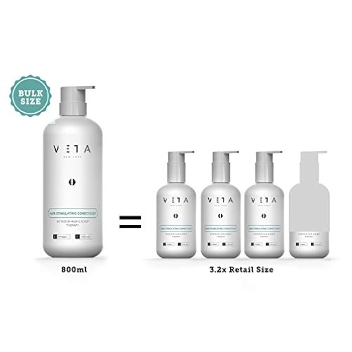Veta Hair Stimulating Conditioner For Hair Loss, Anti-Aging Hair Moisturizer.Repair and Strengthen Hair. Suitable for All Hair Types. No Harsh Chemicals. Paraben and Sulfate Free – 27 fl. oz - Veta - Image 2