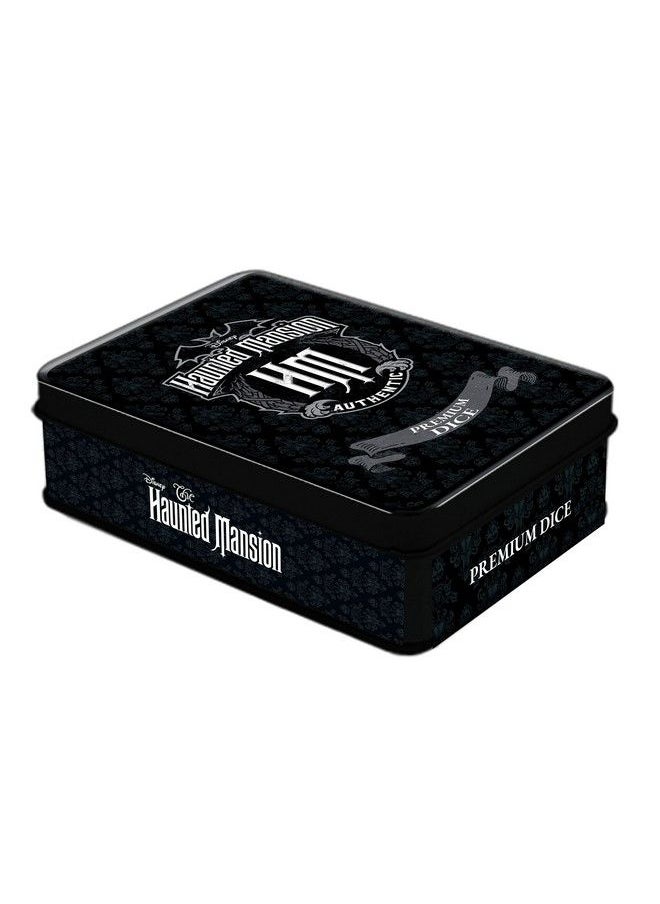 USAopoly - Disney The Haunted Mansion Premium Dice Set ; Collectible D6 Dice ; Custom Dice With Collectible Tin Case ; Officially Licensed Disney 6Sided Dice - Image 1