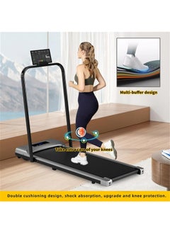 Denzoz Foldable Treadmill 300 lb Capacity Walking Pad 2.5HP Treadmill Under Desk Portable Treadmill for Home and Office Folding Treadmill 2 in 1 with Remote Control LED Display  - Image 2