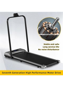 Denzoz Foldable Treadmill 300 lb Capacity Walking Pad 2.5HP Treadmill Under Desk Portable Treadmill for Home and Office Folding Treadmill 2 in 1 with Remote Control LED Display  - Image 5