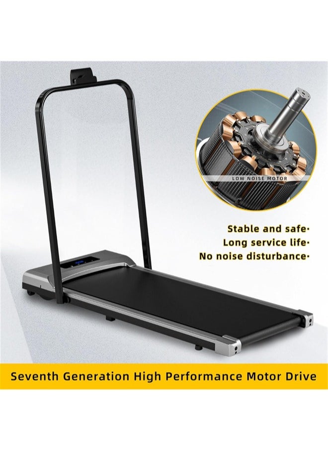 Denzoz - Foldable Treadmill 300 lb Capacity Walking Pad 2.5HP Treadmill Under Desk Portable Treadmill for Home and Office Folding Treadmill 2 in 1 with Remote Control LED Display - Image 1