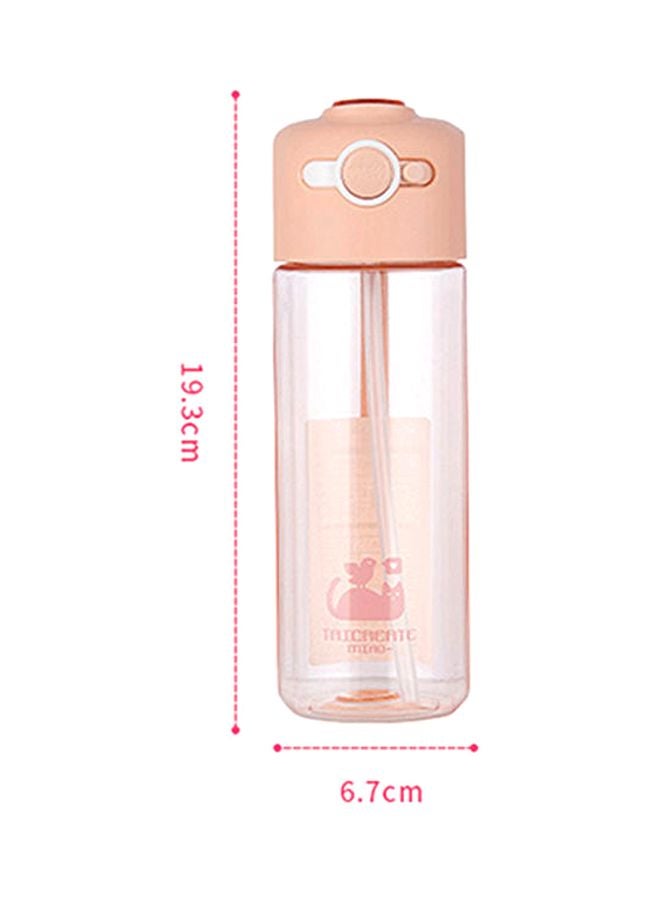 Beauenty Portable Sippy Cup Orange 19.3x6.7cm - Image 2