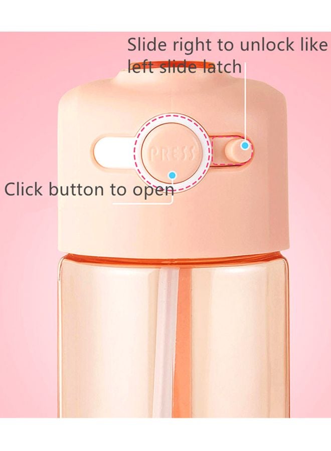 Beauenty Portable Sippy Cup Orange 19.3x6.7cm - Image 5