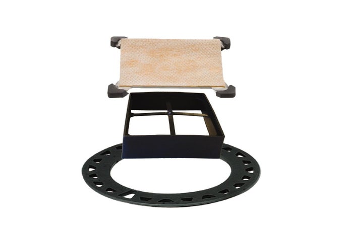 KERDIDRAIN GRATE KIT TILE WITH INTEGRATED SLOPE BONDING FLANGE IDEAL FOR BATHROOM OR WET ROOMS 4 ADJUSTABLE KD4GRKECS