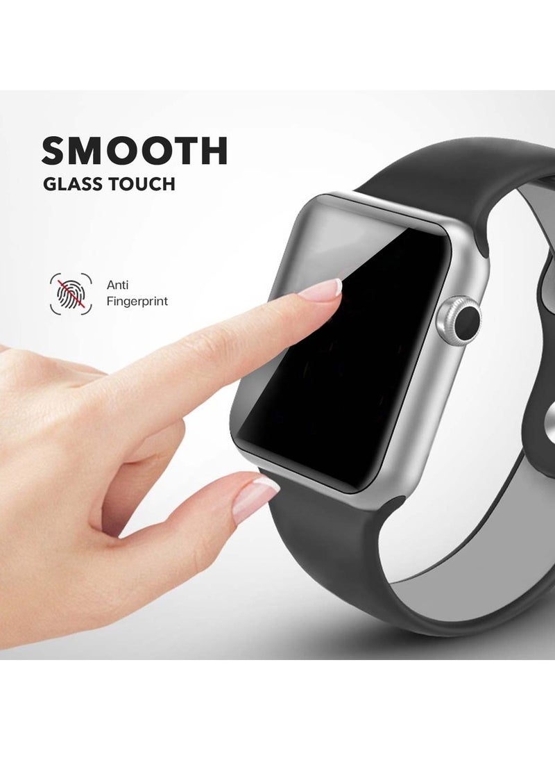 3D Tempered Glass Screen Protector Curved Surface Design Seamless HD for Apple Watch Series 1/2/3/4/5/6/7/SE  - Image 3
