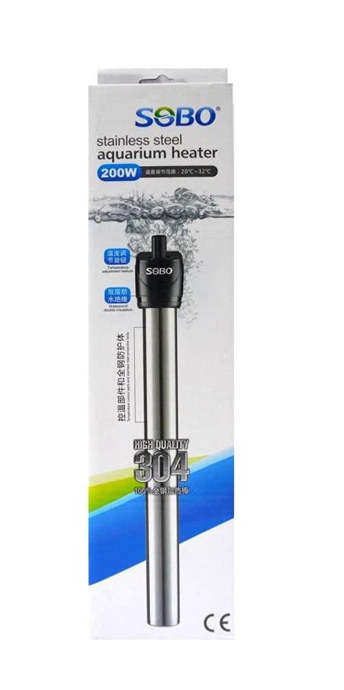 Sobo 200 Watt Steel Aquarium Heater - Image 5