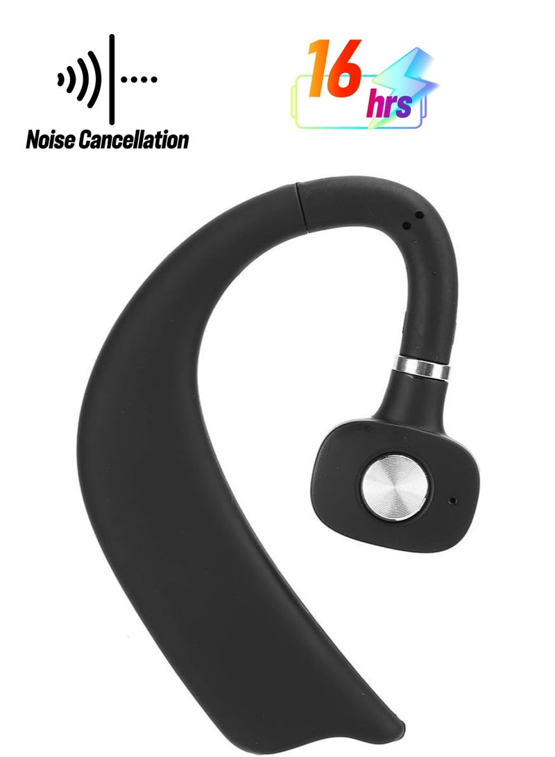 Wireless Ear Hook Headset, Bluetooth In-Ear Earphones, Stereo Headset, Intelligent Noise Reduction Function, Suitable for Phone Computers - Image 1