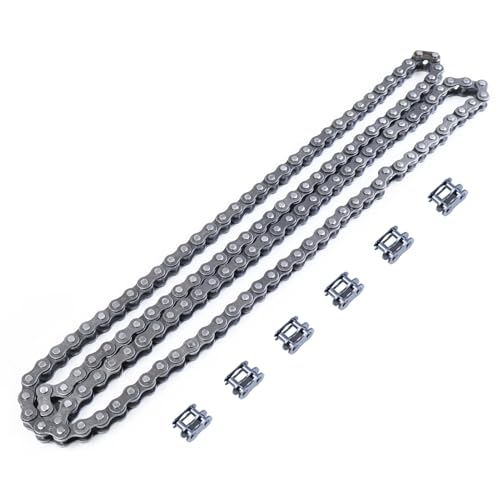 HOLATO 35 Drive Chain 140 Links for Motovox MBX10 MBX11 Baja Doodle Bug DB30 Blitz Racer Coleman CT100U CC100X CK100 SK100 Mega Moto MM-B80 TrailMaster RT100 Mini Bike Go Kart Heavy Duty Parts - Image 5