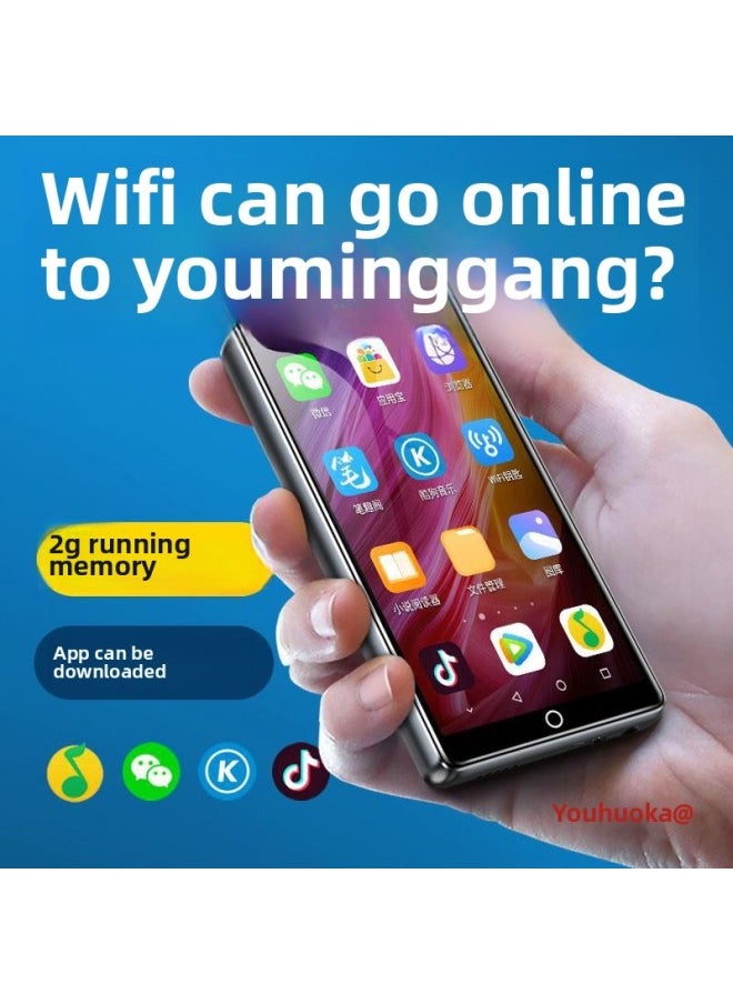 Generic - MP4 Novel E-book Artifact MP3 Player Student-specific Mp5wifi Internet-accessible Video Full Format-Body Color:3 Inch Touch Screen Version [full Video Format]]-Memory Capacity:8G [No Information-Contact Customer Service To Download]-Official Standard - Image 1