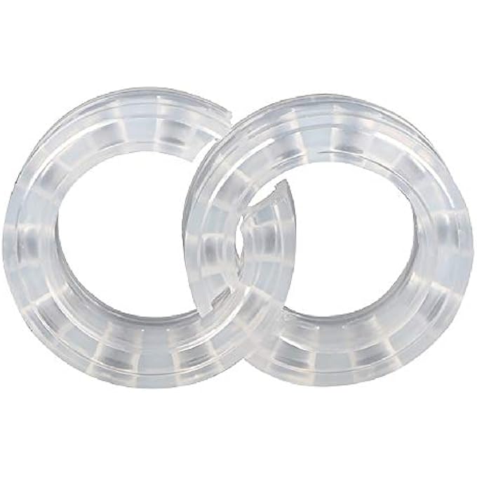 دي اي دي سي عبوة من قطعتين من ممتص الصدمات للسيارات، ممتص صدمات تعليق السيارات، عازل صدمات عالمي للسيارات، وسادة طاقة من النوع C، فاصل زنبركي لولبي - Image 1