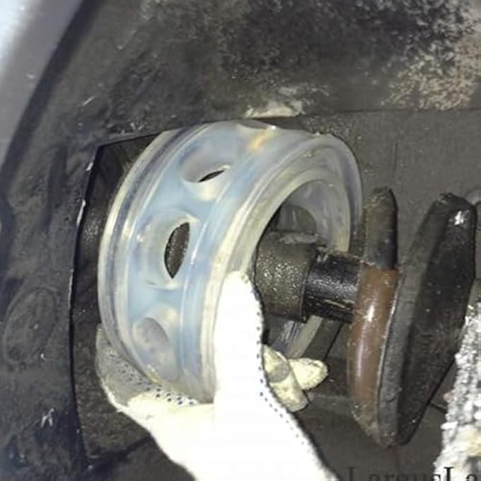 دي اي دي سي عبوة من قطعتين من ممتص الصدمات للسيارات، ممتص صدمات تعليق السيارات، عازل صدمات عالمي للسيارات، وسادة طاقة من النوع C، فاصل زنبركي لولبي - Image 3