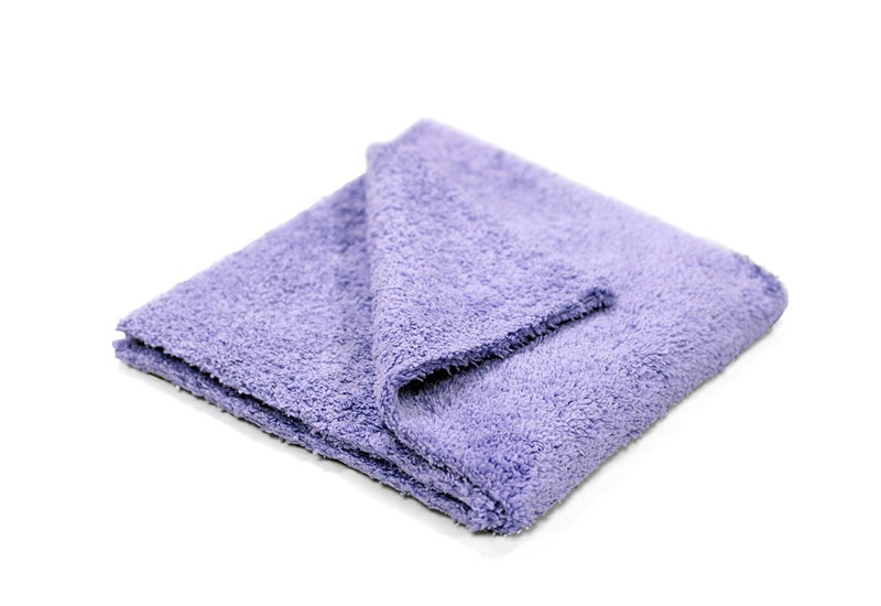Maxshine Edgeless Microfiber Towel (500GSM) - Double-Sided, Plush Car Drying Towel for Detailing, 16”x24”, Purple - Professional Auto Detailing Towel - Image 1