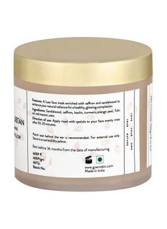 guam Kesar Ubtan Face Mask 100Gmfl Oz 2.5 Enriched With Saffron And Sandlewood To Enhance Natural Radiance For Healthy Glowing Complexion  - Image 3