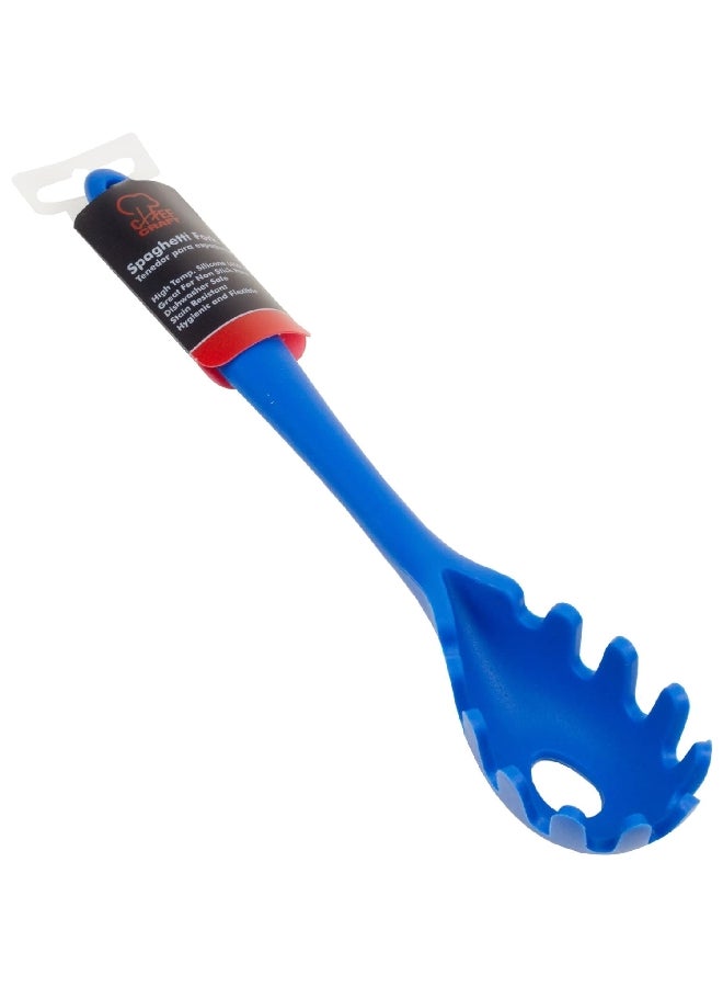 شيف كرافت شوكة سباغيتي سيليكون فاخرة آمنة للاستخدام في غسالة الأطباق باللون الأزرق بمقاس 11.5 انش 13441 - Image 2