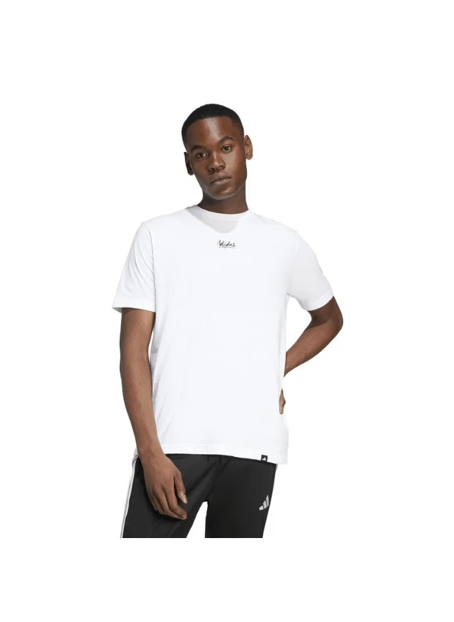 اديداس adidas M L B LEMON T White Training T-SHIRTS for Men - XS