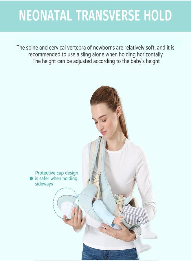 DMG TECH - Baby Carrier Multi-Functional Baby Carrier 9-In-1 Baby Carrier Adjustable Size All Seasons - Image 1