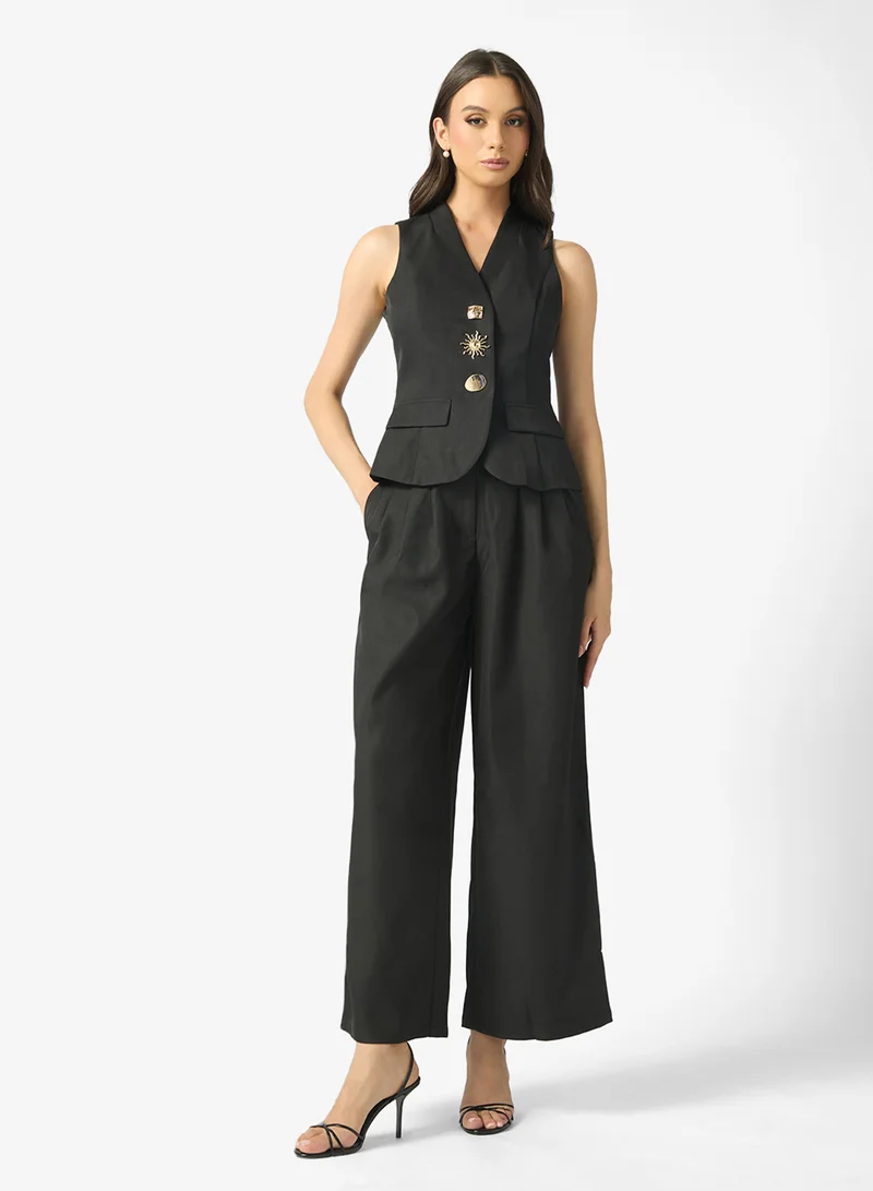 ELLA Sleeveless Vest & Pant Set