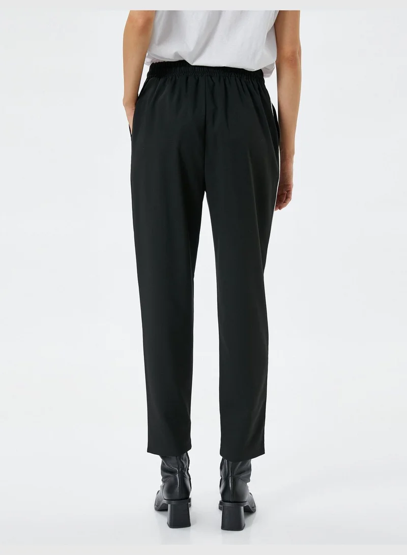 KOTON Pocket Detail Drawstring Carrot Pants