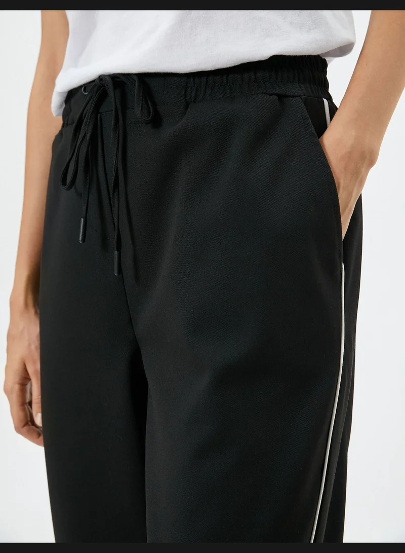 KOTON Pocket Detail Drawstring Carrot Pants
