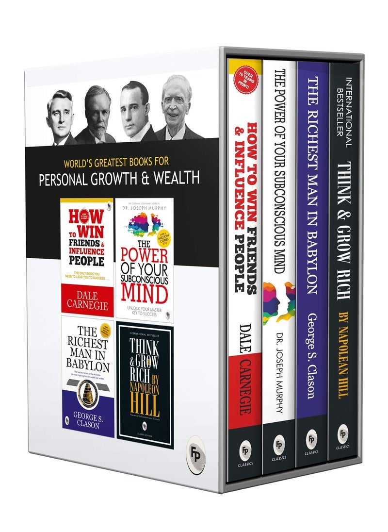 World's Greatest Books For Personal Growth & Wealth (Set of 4 Books): Perfect Motivational Gift Set 
