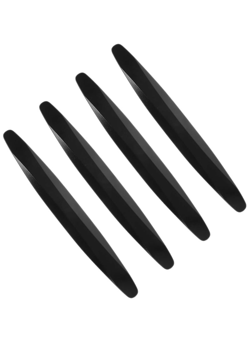 Oasisgalore 6pcs Black Rubber Car Door Edge Guards, Universal Fit, Waterproof  - Image 1