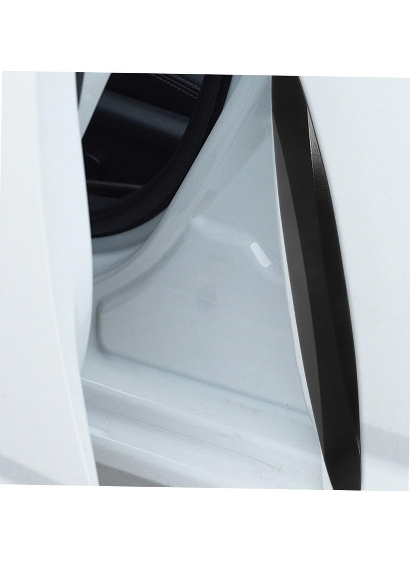 Oasisgalore 6pcs Black Rubber Car Door Edge Guards, Universal Fit, Waterproof  - Image 5
