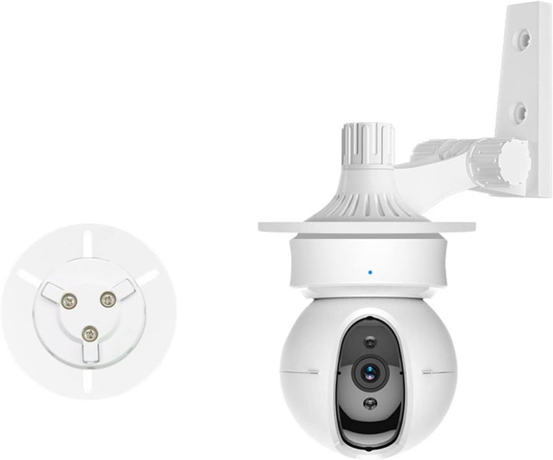 Bukela 2Pcs Security Camera Base Bracket for Smart Camera Hoisting Wall Hanging Inverted Installation Stand for Indoor Cloud Camera Base - Image 4
