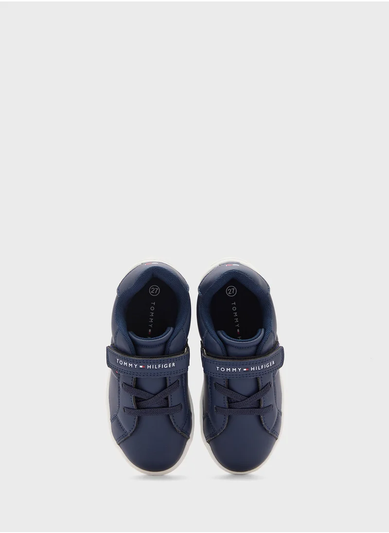 تومي هيلفيغر Kids Flag Velcro Sneakers