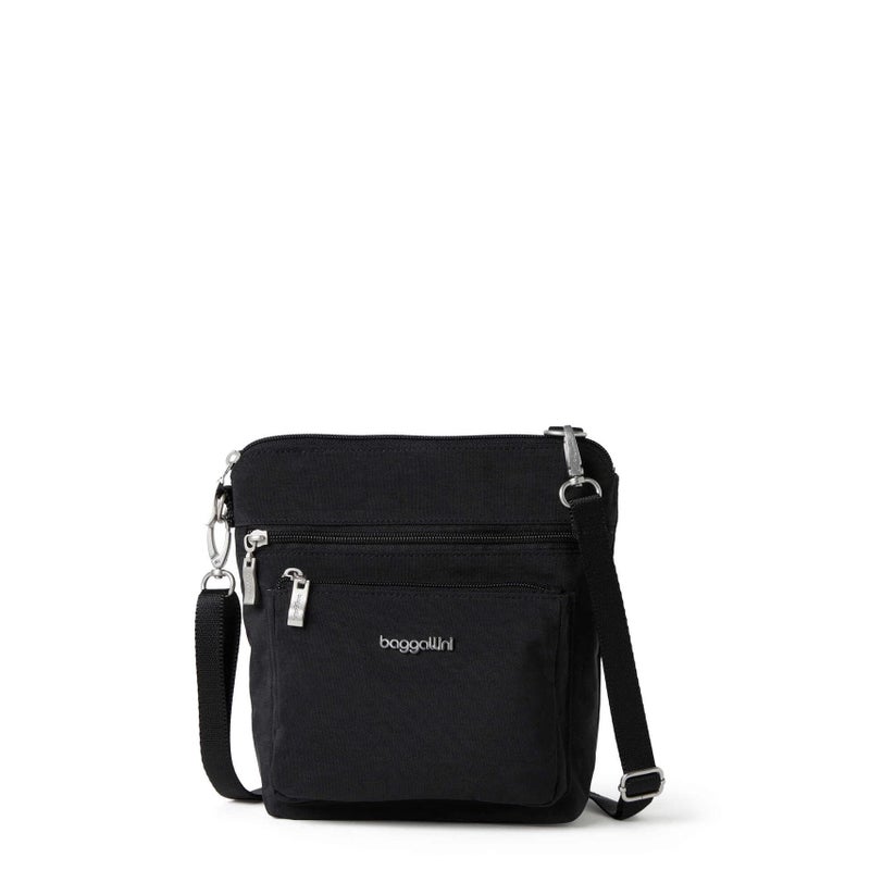 Baggallini Women's Modern Pocket Crossbody, Black - Image 1