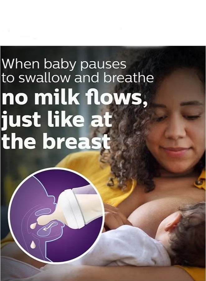 Avent Pack of 5 Natural Nipples for Baby 6 Months+, For AVENT Bottle - Image 5